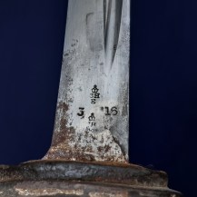 British WW1 1908 Pattern Cavalry Troopers Sword with Field Camouflage Paint, Dated 1916 - 24